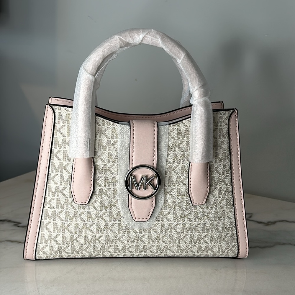 Micheal Kors Small Powered Satchel Crossbody Bag